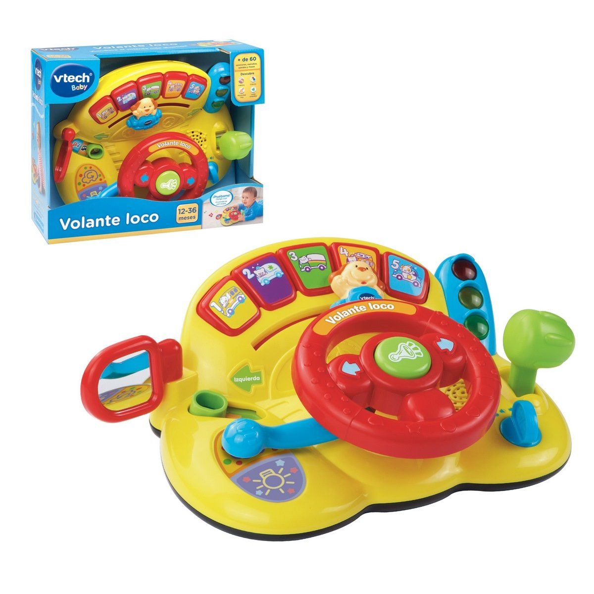 VTECH - Juguete educativo VTECH volante interactivo para bebé