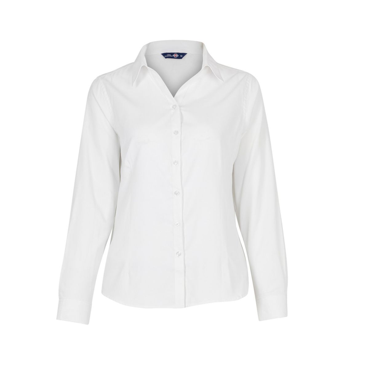 T-WORLD - Blusa Oxford Light Manga Larga Mujer