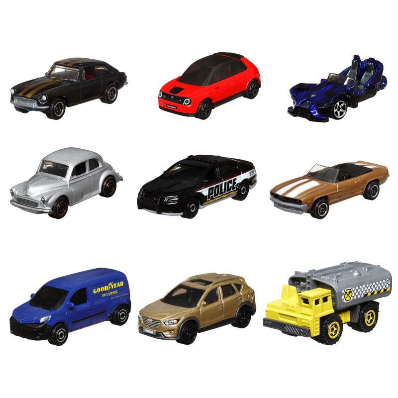 MATCHBOX - MATCHBOX PAQUETE DE 9 AUTOS BASICOS - CITY MAZDA