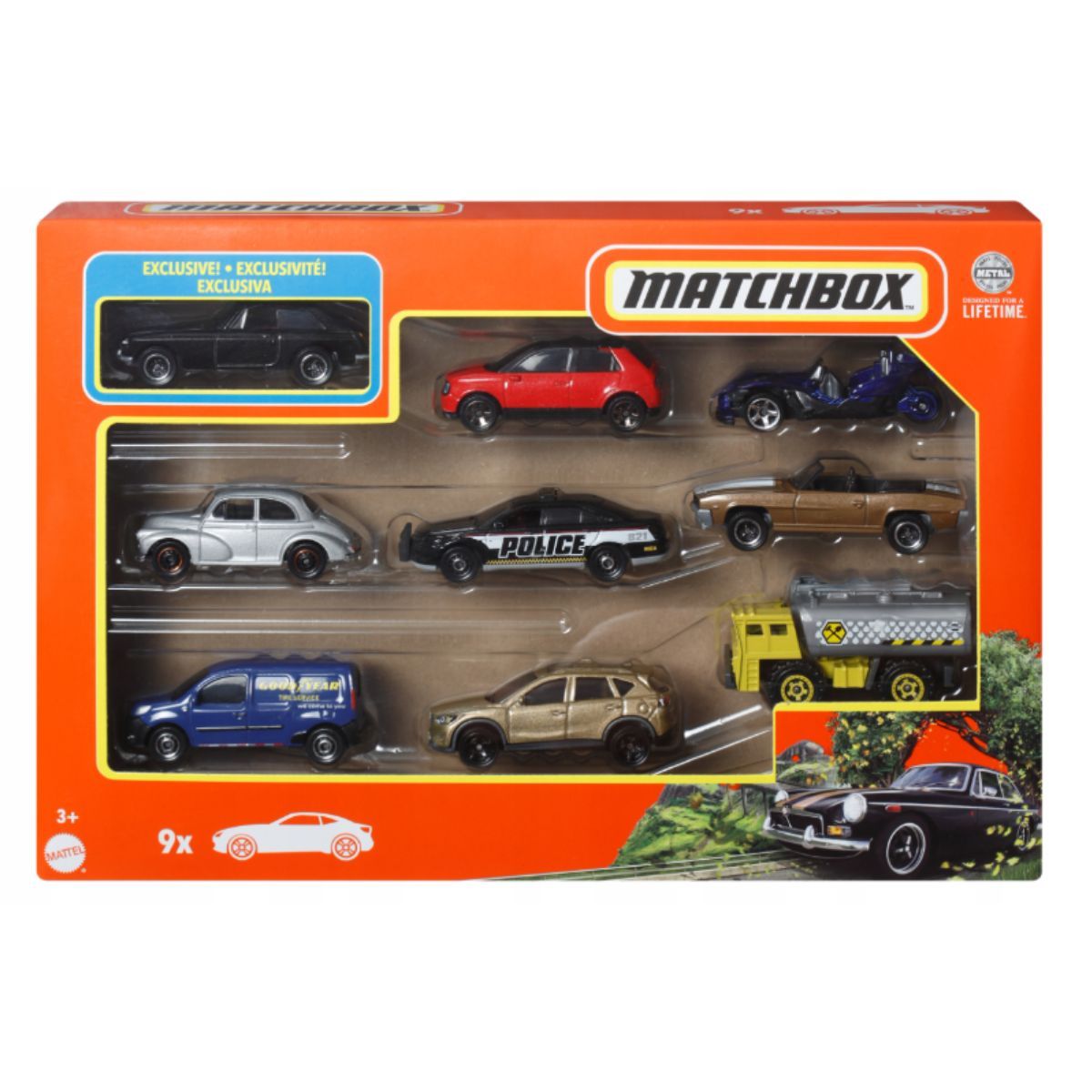 MATCHBOX - Vehículos Matchbox paquete colección 9 autos City - Mazda