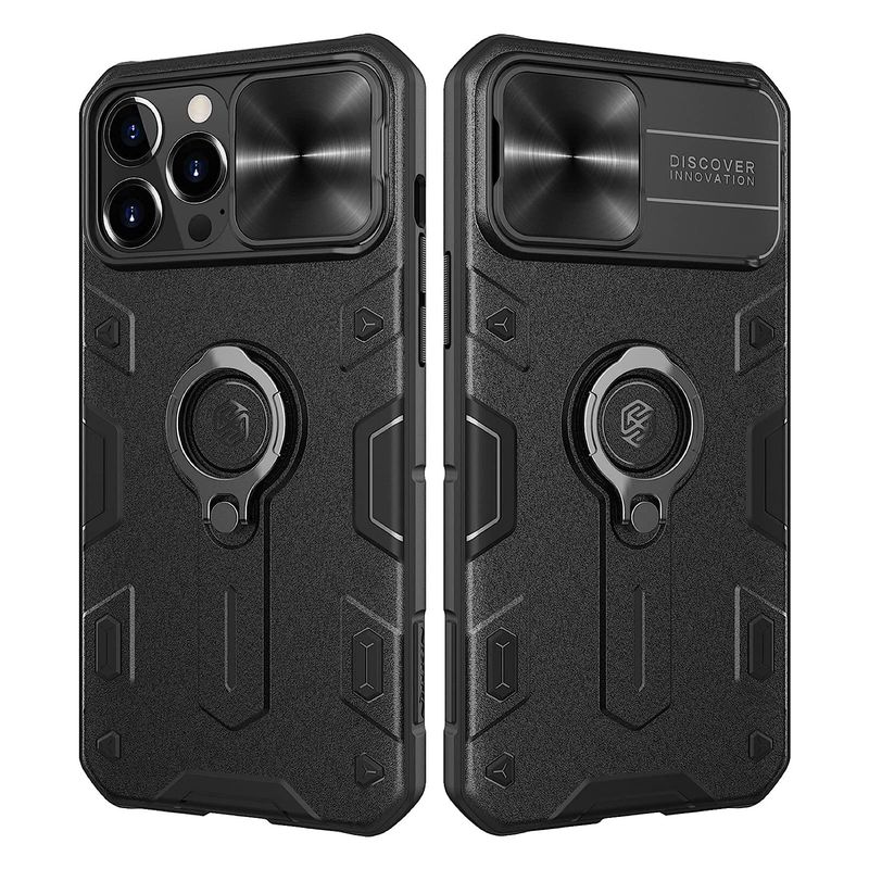 NILLKIN - Carcasa Nillkin Camshield Armor iPhone 13 Pro Max - Negro