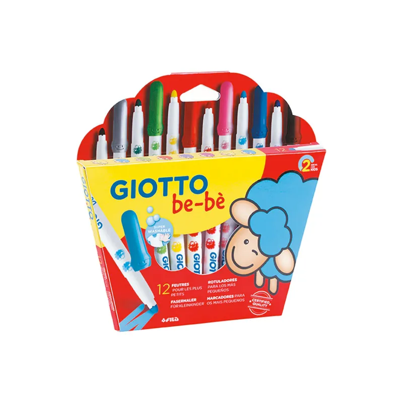 GIOTTO - Marcadores Giotto Bebé 12 Colores