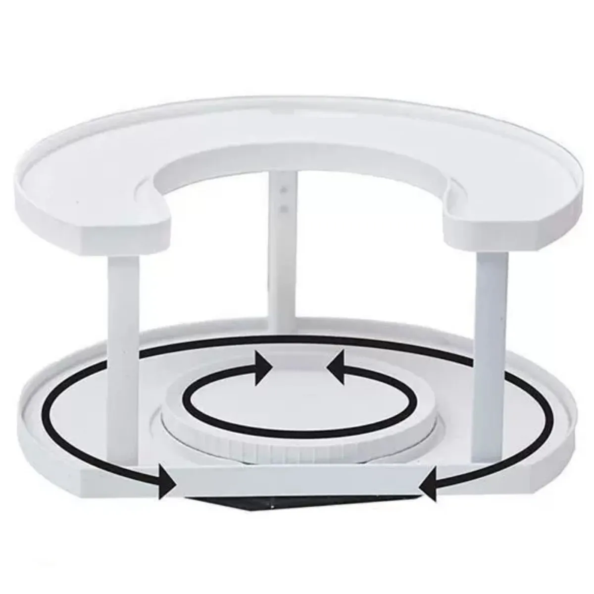 HOMESTAR - Especiero 2 Niveles Condimentos Giratorio 360° Organizador Portail