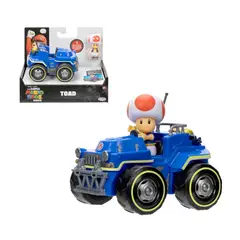 NINTENDO - FIGURAS CON VEHICULO SUPER MARIO MOVIE 6CM - TOAD