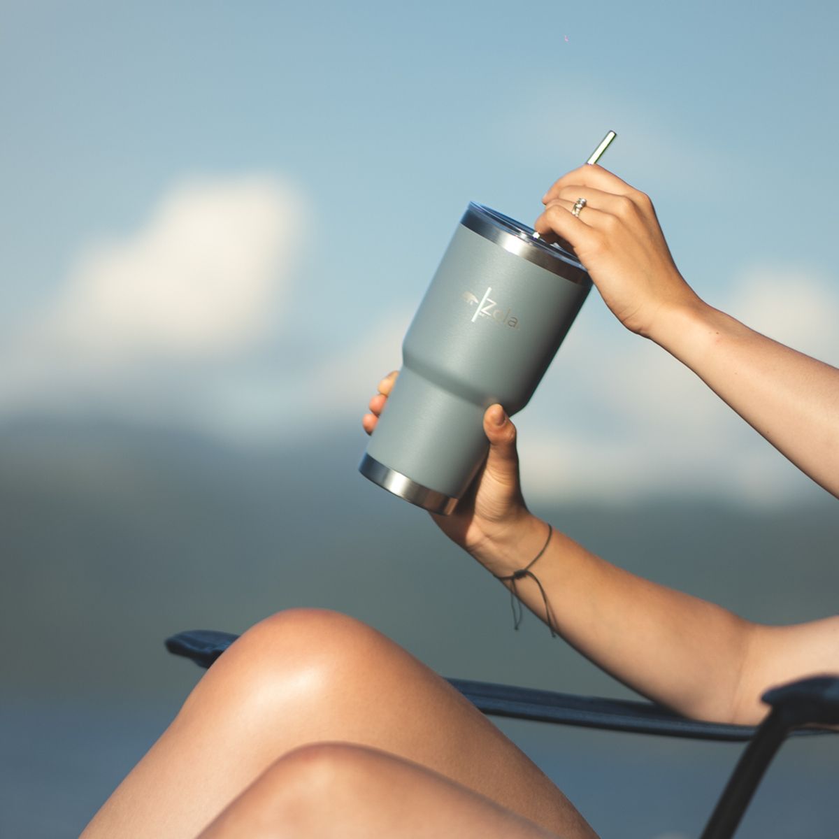 ZOLA OUTDOORS - Vaso Térmico Zola 900ml Gris  Zola Outdoors