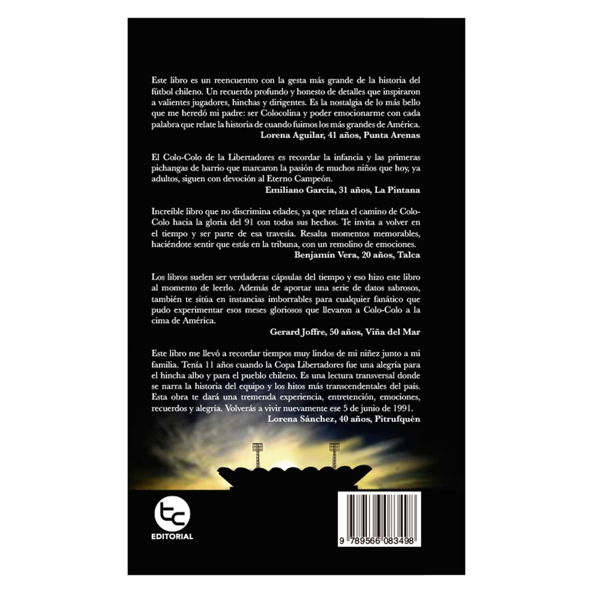 TRAYECTO COMUNICACIONES - LIBRO Colo Colo La Copa Se Mira Y Se Toca