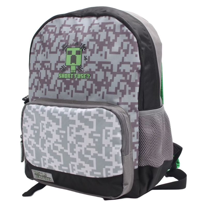 INTEK GAMES - Mochila Escolar Minecraft Creeper Short Fuse
