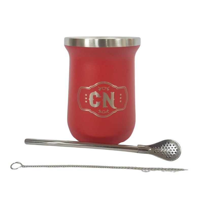 COSAS NUESTRAS - JUEGO DE MATE  ACERO INOXIDABLE - Kit de 3 Piezas