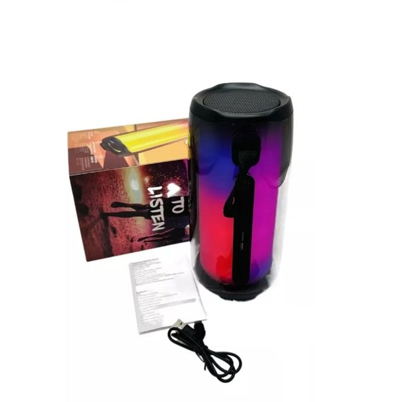 GENERICO - Parlante Bluetooth Pluse5 Music Pulse Con Efecto De Luz RGB