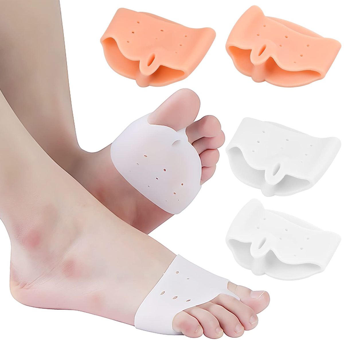 FOOT CARE - Funda Metatarsal con Separador Dedo 1 par