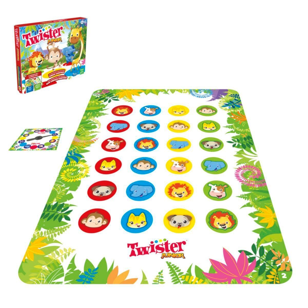 ANSALDO - Juego de mesa GAMING Twister Junior 4 jugadores