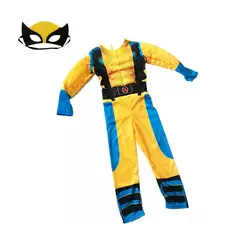 GENERICO - Disfraz Super héroe Wolverine talla 10 para niño