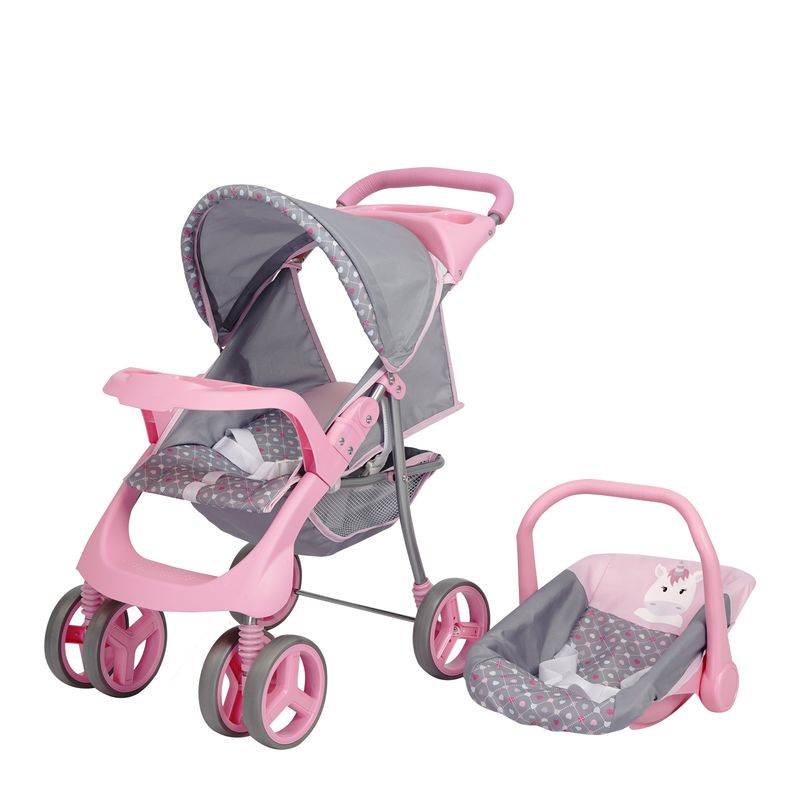 BEBESIT - Coche Muñeca Travel System Unicornio Bebesit