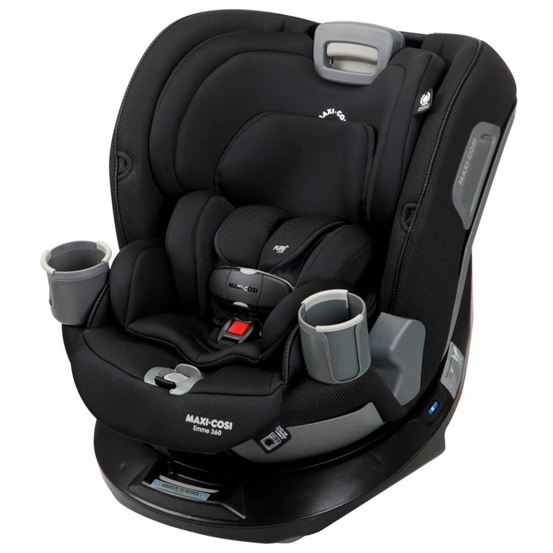 MAXI COSI - Silla de Auto Convertible Emme 360° Midnight Black Maxi Cosi