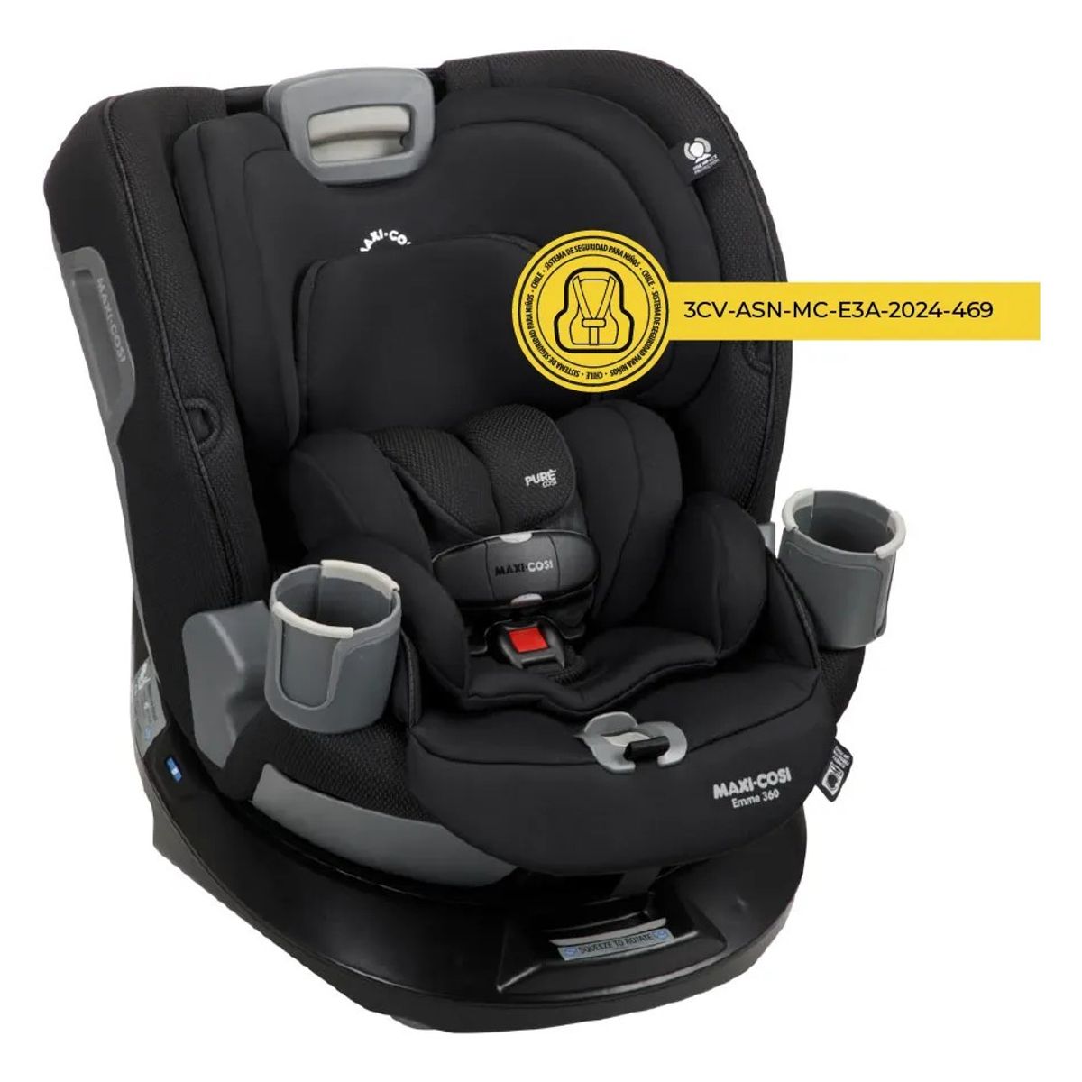 MAXI COSI - Silla de Auto Convertible Emme 360° Midnight Black Maxi Cosi