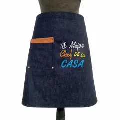 GENERICO - Mandil de Mezclilla Bordado