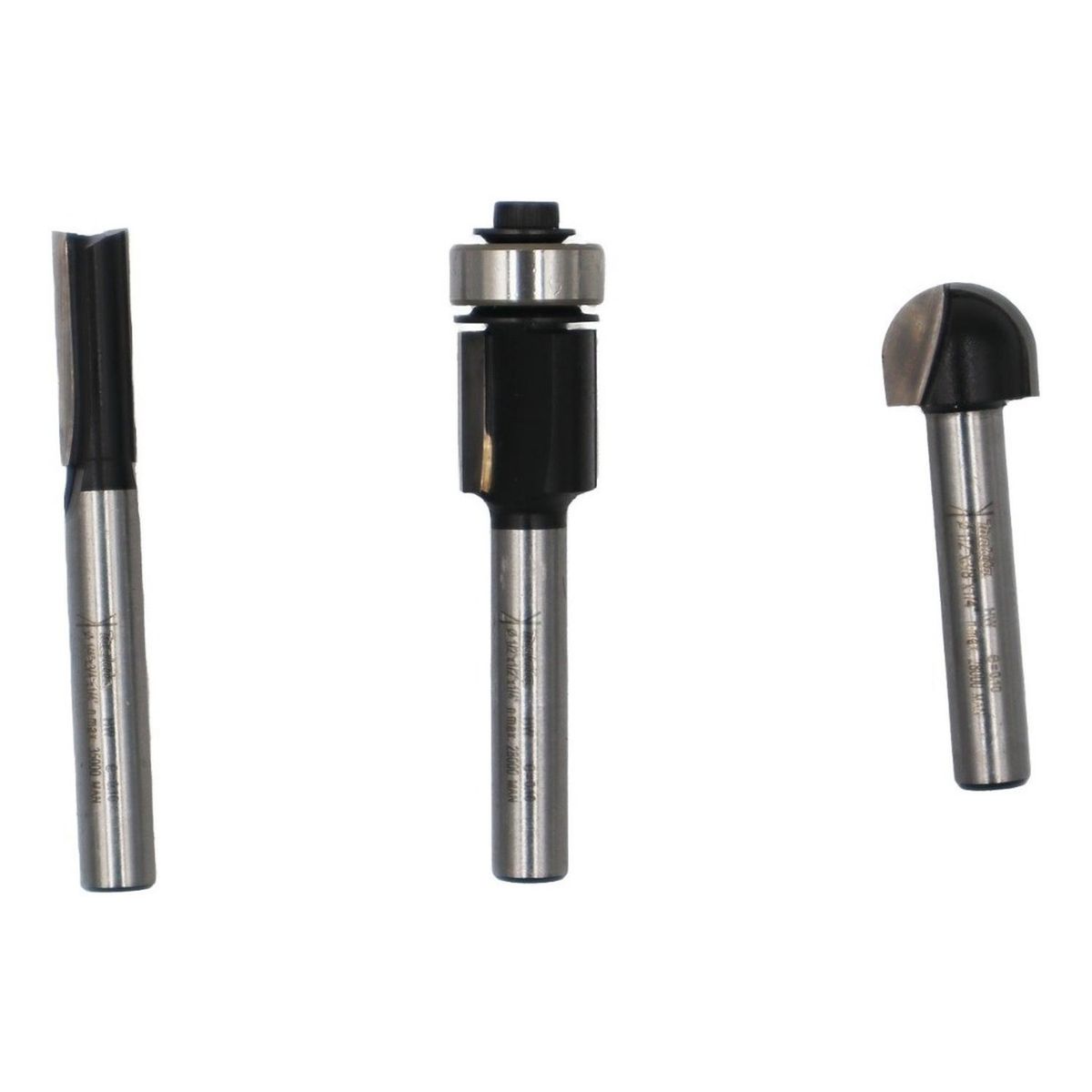 MAKITA - Set 3 Fresas Madera Toma 1/4 Makita D-70465