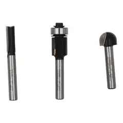 MAKITA - Set 3 Fresas Madera Toma 1/4 D-70465