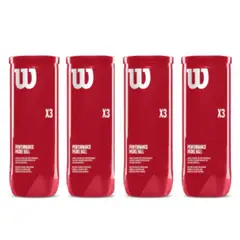 WILSON - Pack De 4 Tarros De Pelota De Pádel 3