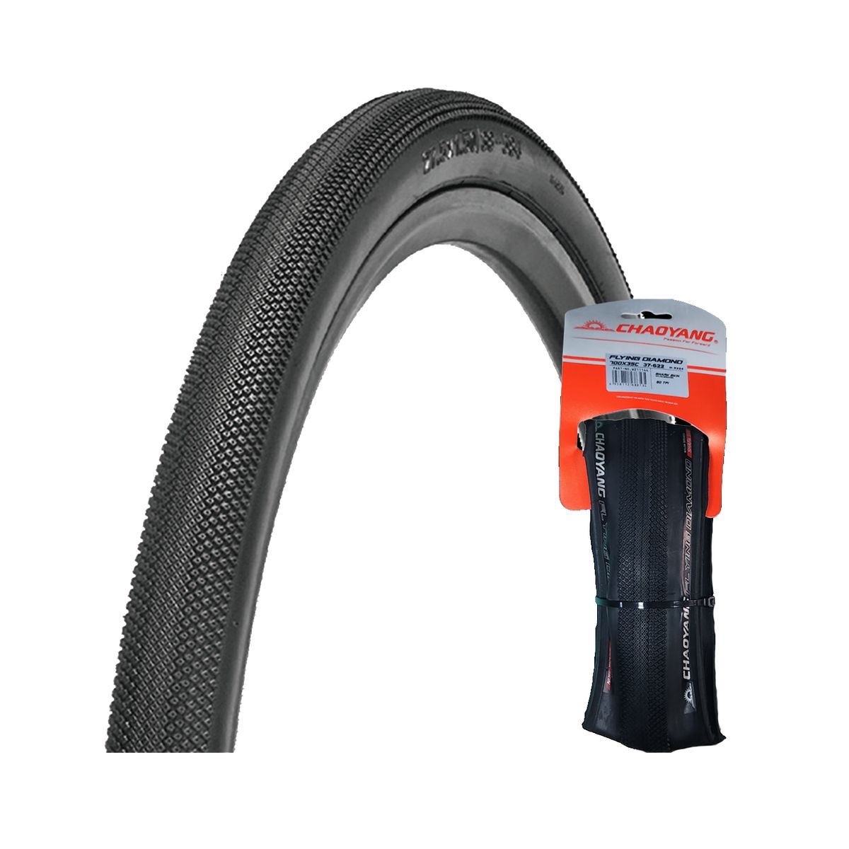 CHAOYANG - Neumático Chaoyang Flying Diamond 700x35c Gravel Kevlar