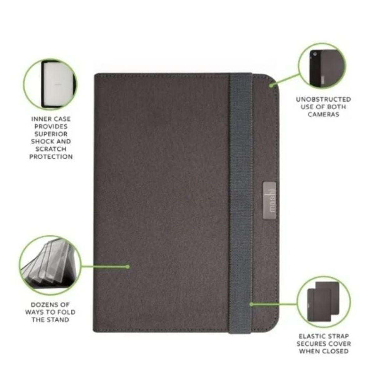 GENERICO - Funda protectora ipad 2 elegante mochi
