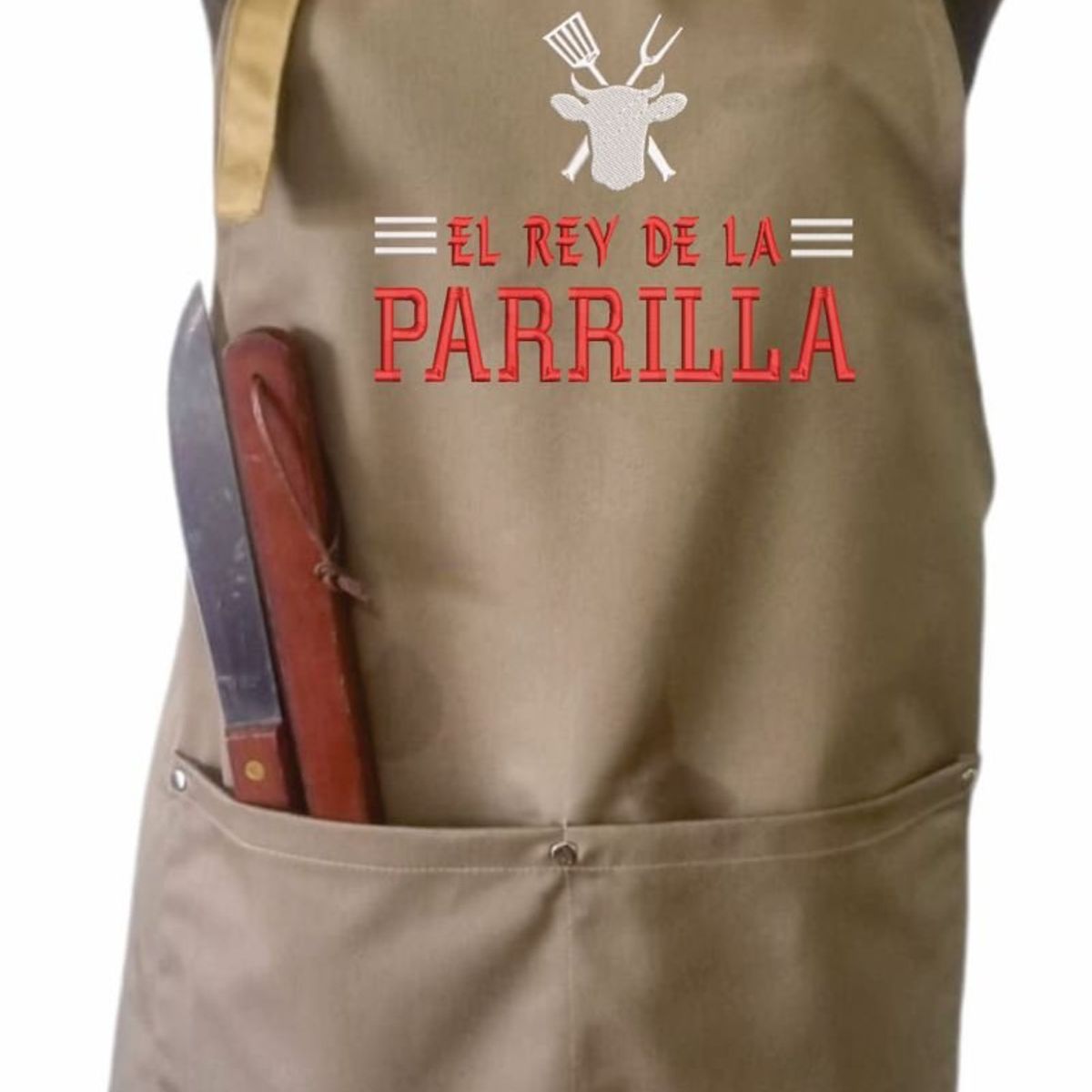 GENERICO - Pechera Gabardina Beige Bordada SIN ACCESORIOS