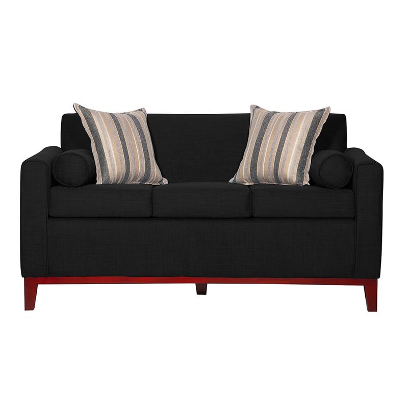 RUZAM MOBEL - SOFA 3 CUERPOS  MARLEY  NEGRO