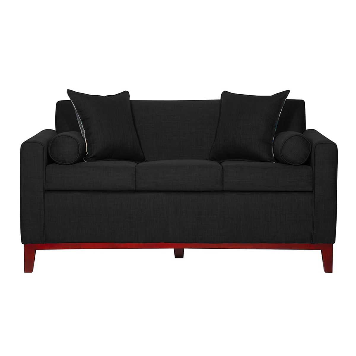 RUZAM MOBEL - SOFA 3 CUERPOS  MARLEY  NEGRO
