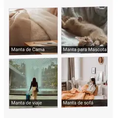 GENERICO - Manta De Polar 1.5plazas Frazada