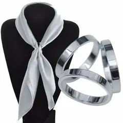 MARCA - Broches broche de acero anillos para bufanda Mujer Regalo Mamá