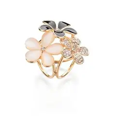DANZAMANIA - Broches broche de acero anillos para bufanda Mujer Regalo Mamá
