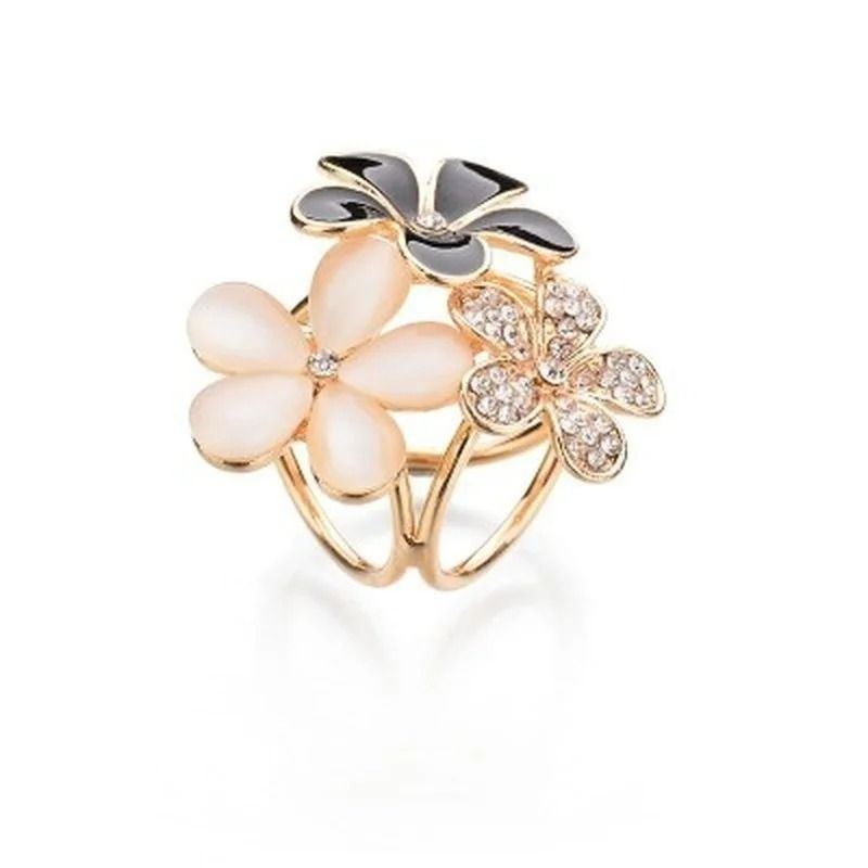 MARCA - Broches broche de acero anillos para bufanda Mujer Regalo Mamá