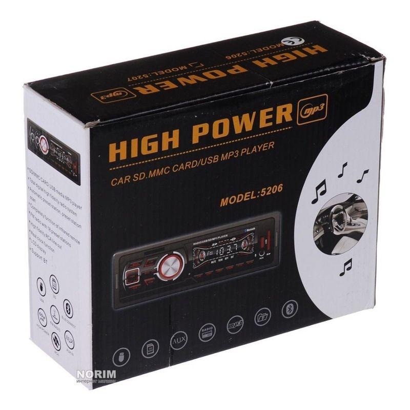 GENERICO - Radio Auto Bluetooth Fm Mp3 Usb Sd