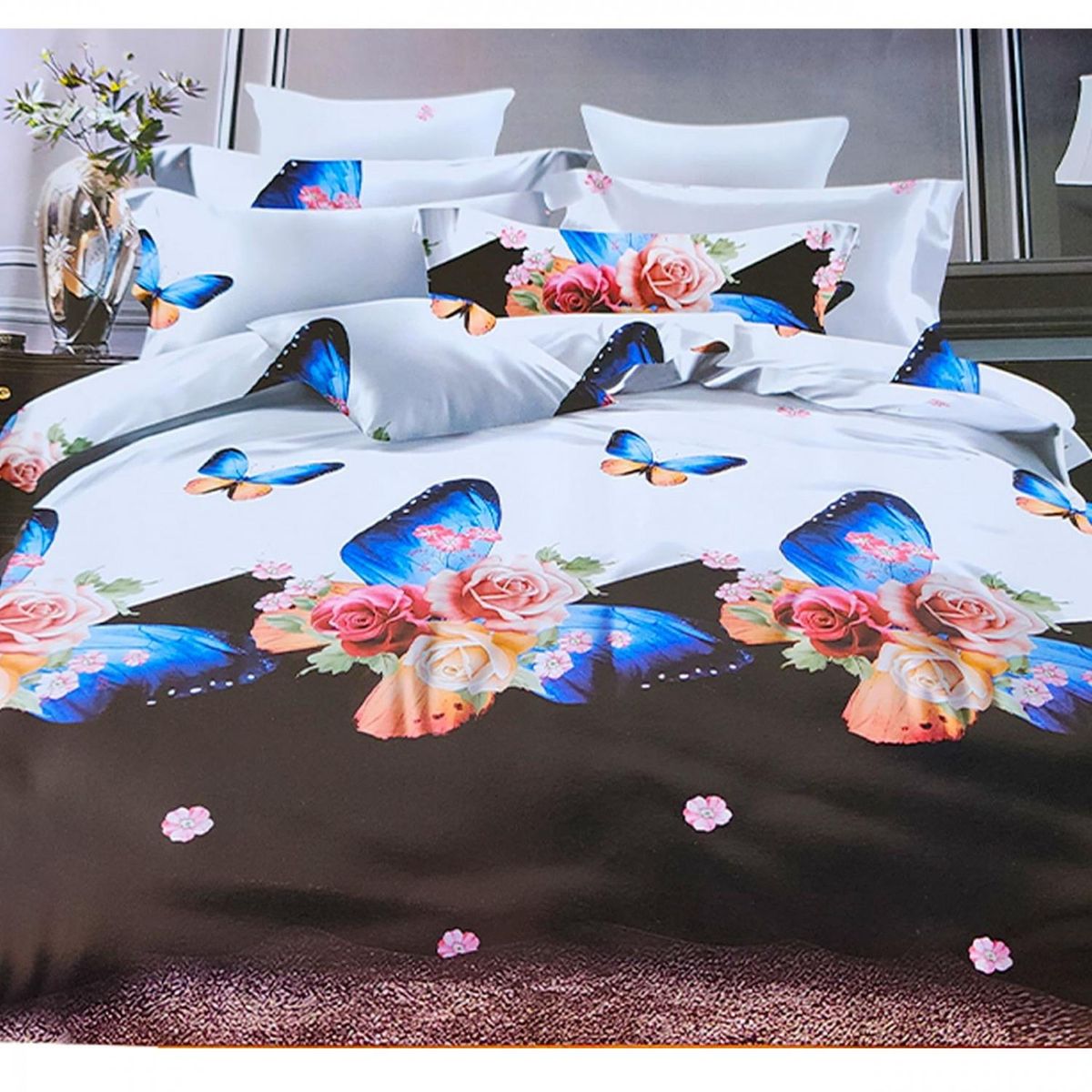 GENERICO - Juego De Sabana Infantil 144 hilos - Blanco - 1,5 plazas