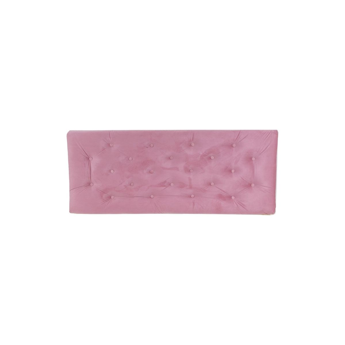 MUEBLES HVM - Respaldo HVM 2P Felpa Palo Rosa