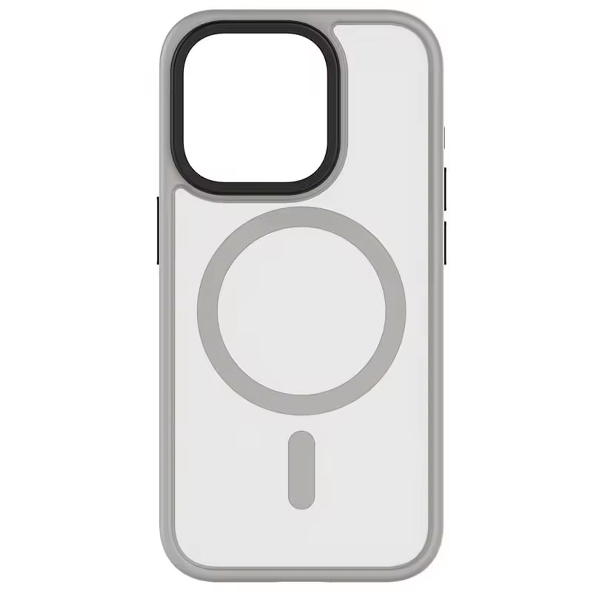 GENERICO - Carcasa Mate Para iPhone 13 y 14 Magnetica Plata