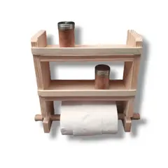 GENERICO - Porta Nova y Especieros Natural Barnizado