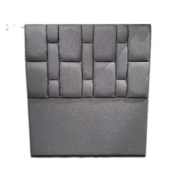 MUEBLES HVM - Respaldo Rolex a Piso HVM 2P Gris Felpa
