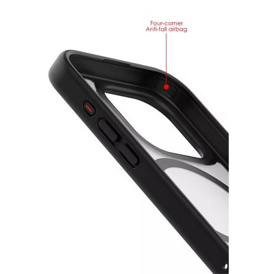 Imagen 2 del producto Carcasa Mate Para iPhone 15 Pro Max Magnetica Rosada