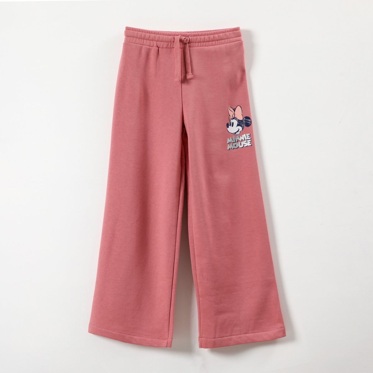 DISNEY - Pantalon de Buzo Niña Minnie Palazzo Rosado Disney