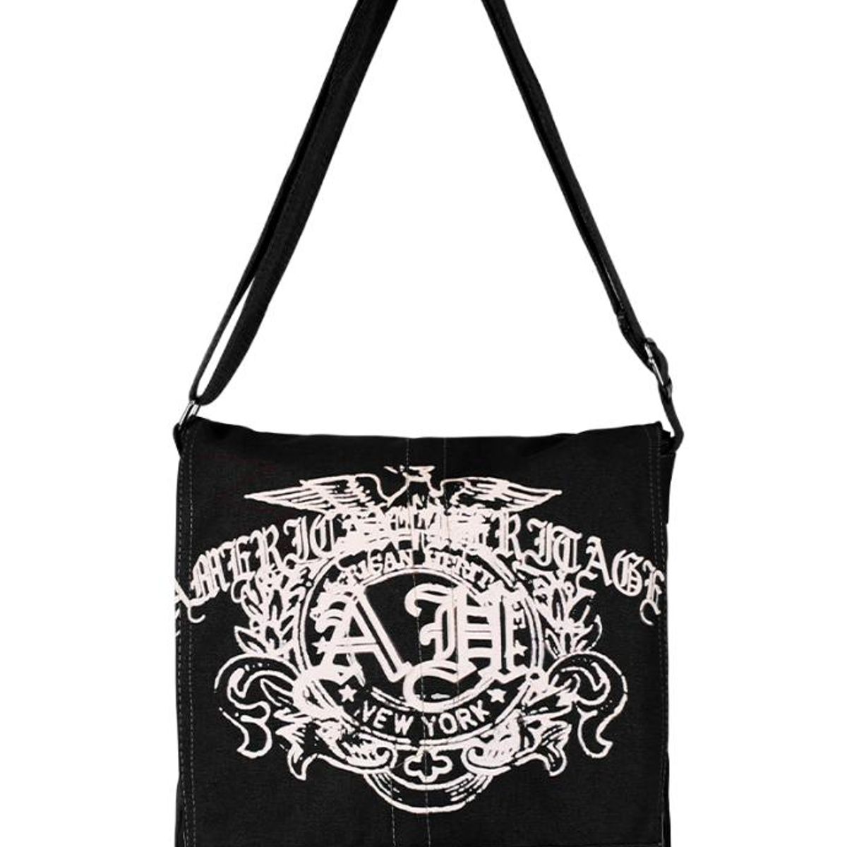 PARK WEST - Bolso morral American negro Park West