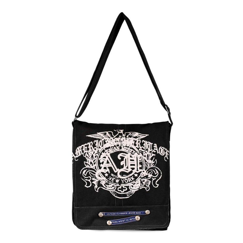 PARK WEST - Bolso morral American negro Park West