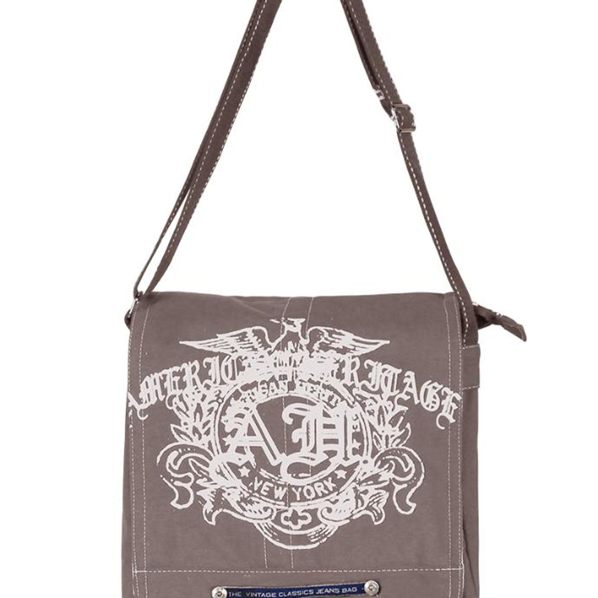 PARK WEST - Bolso morral Classic York gris Park West