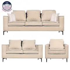 SITIAL HOME - SOFA 321 VENETTO BEIGE CON RESORTES U.S.A