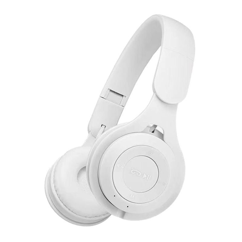 GENERICO - Auriculares Inalámbricos Bluetooth 5.3 Plegables-BLANCO