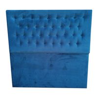 Respaldo a Piso HVM 2P Azul Felpa