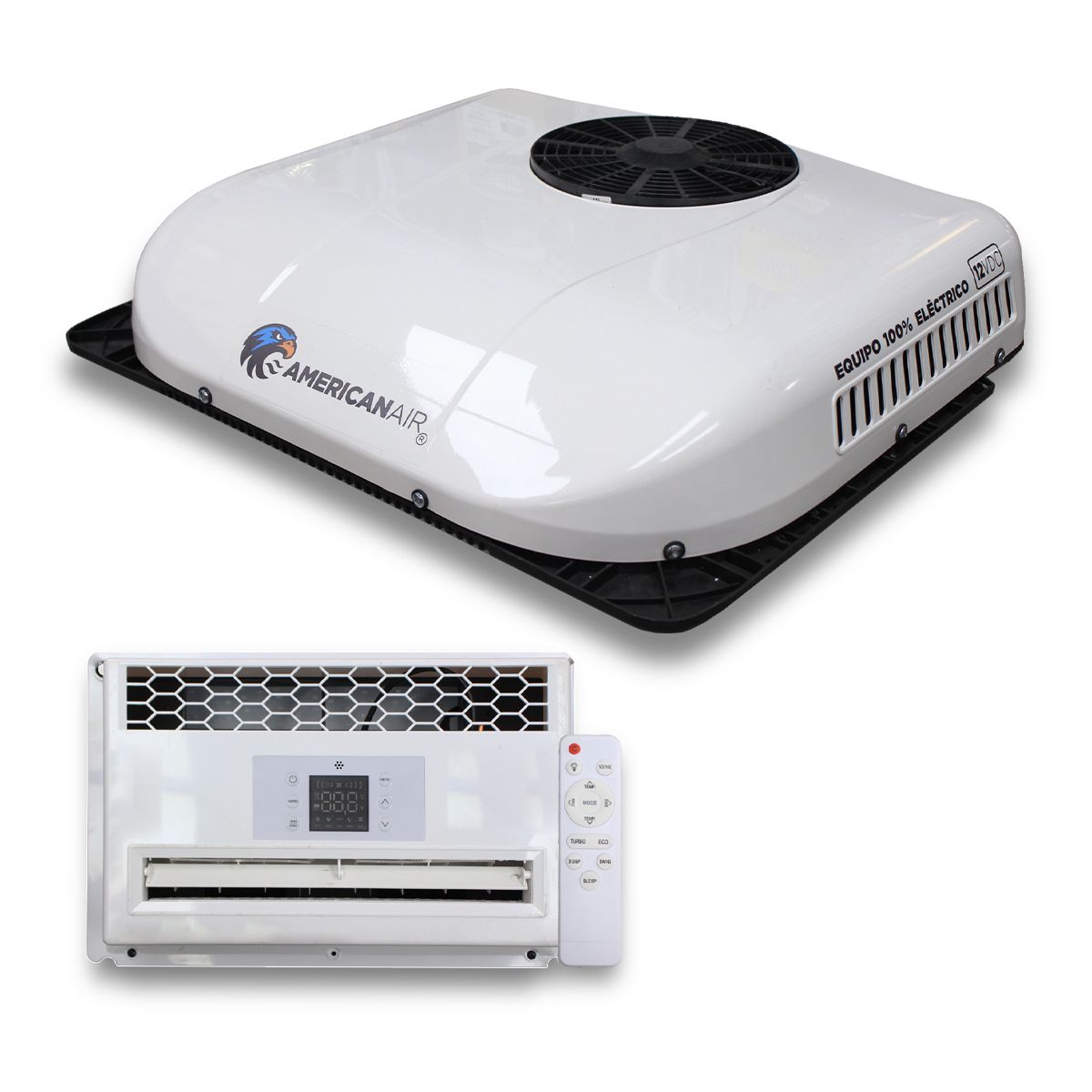 AMERICAN AIR - EQUIPO AIRE ACONDICIONADO DE TECHO 12V 1900W