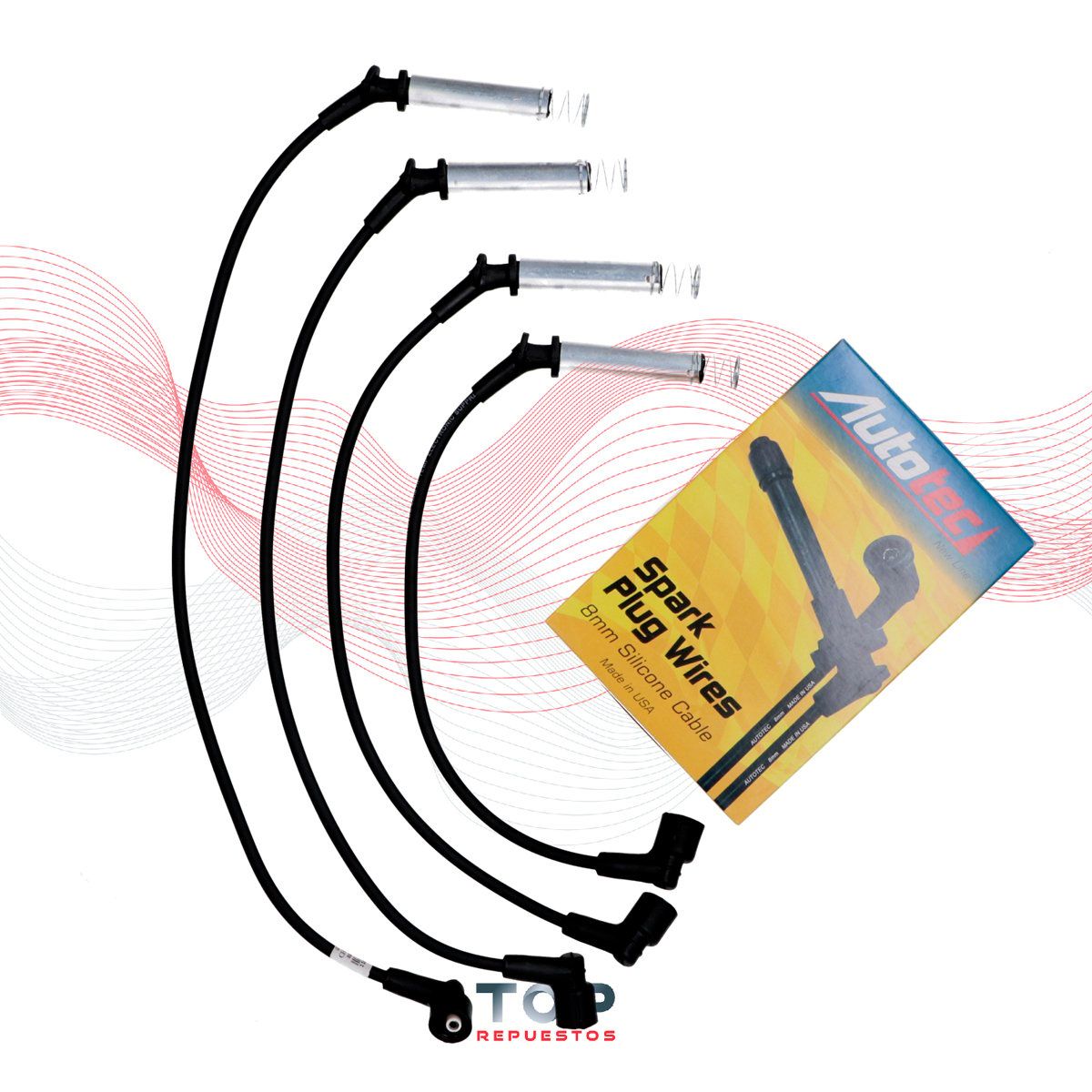 GENERICO - Cables De Bujia Chevrolet S10 Apache 2.4 02/12