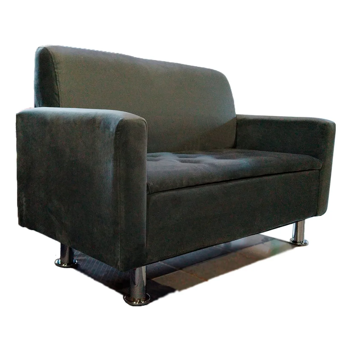 MUEBLES HVM - Mini sillon Baul HVM Gris Felpa