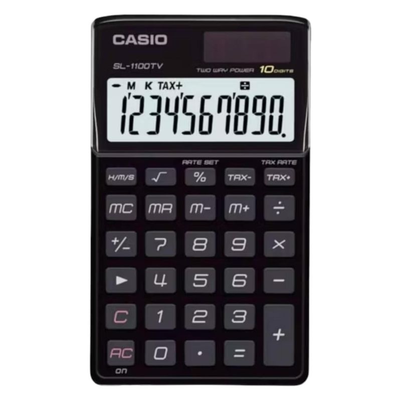 CASIO - CALCULADORA CASIO modelo SL-1100TVBKS